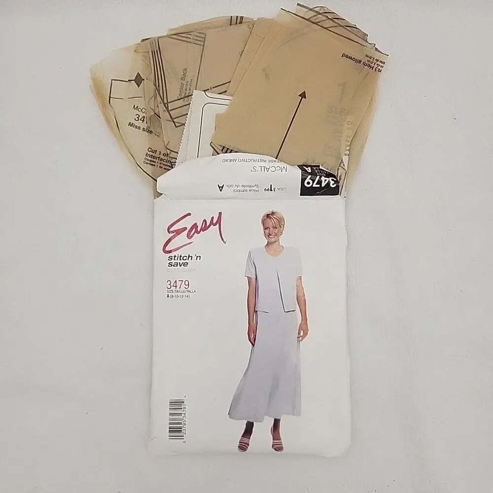 Sewing Pattern 6 SIMPLICITY (5998, 7071, 9942, 6427, 8387, 6278) 1 McCall's 3479